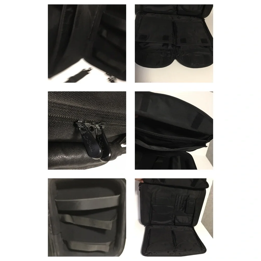 Dell Laptop Computer Adjustable Removable Padded Shoulder bag whandles Black